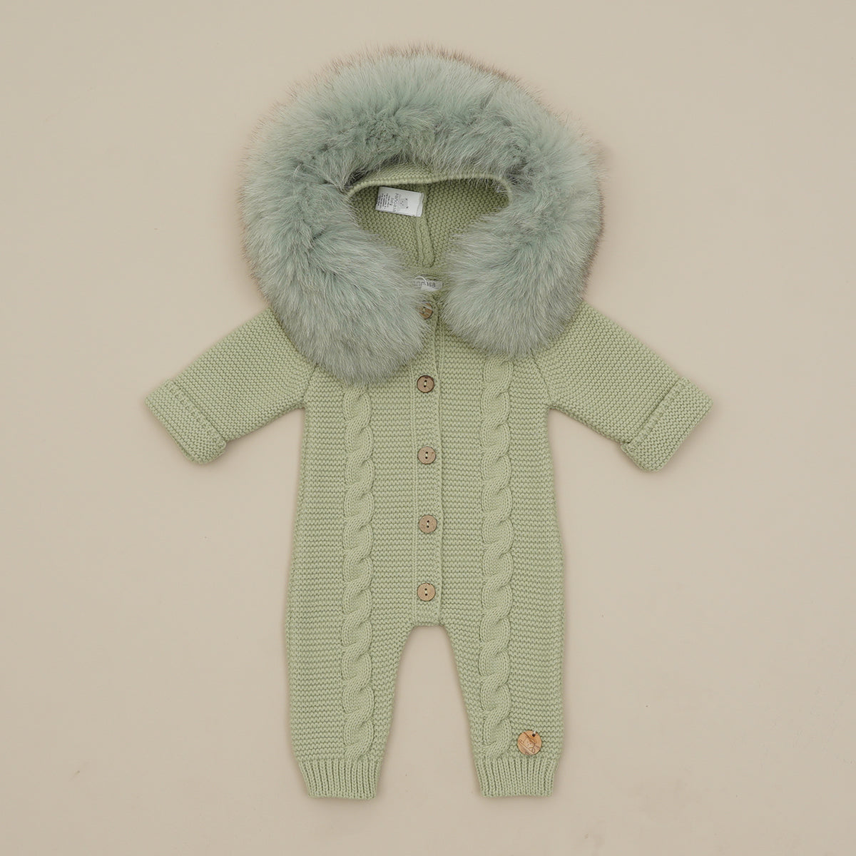 Pangasa Leaf Green Cable Pramsuit – Petits Amours