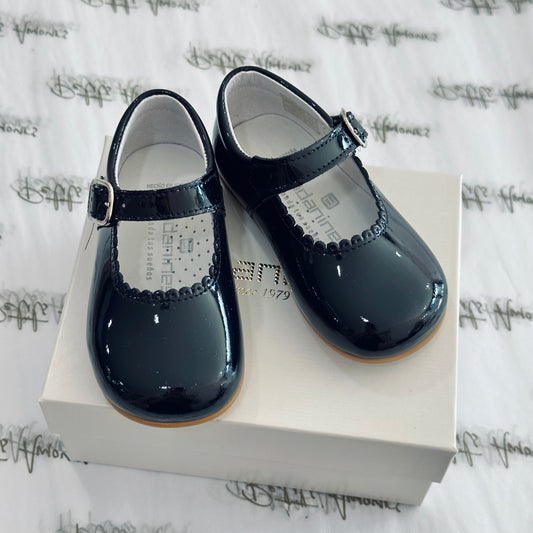 Navy Patent Mary Jane Shoes