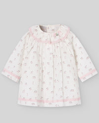 Pink Penguin Print Dress