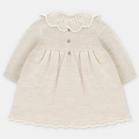 Beige Knitted Dress