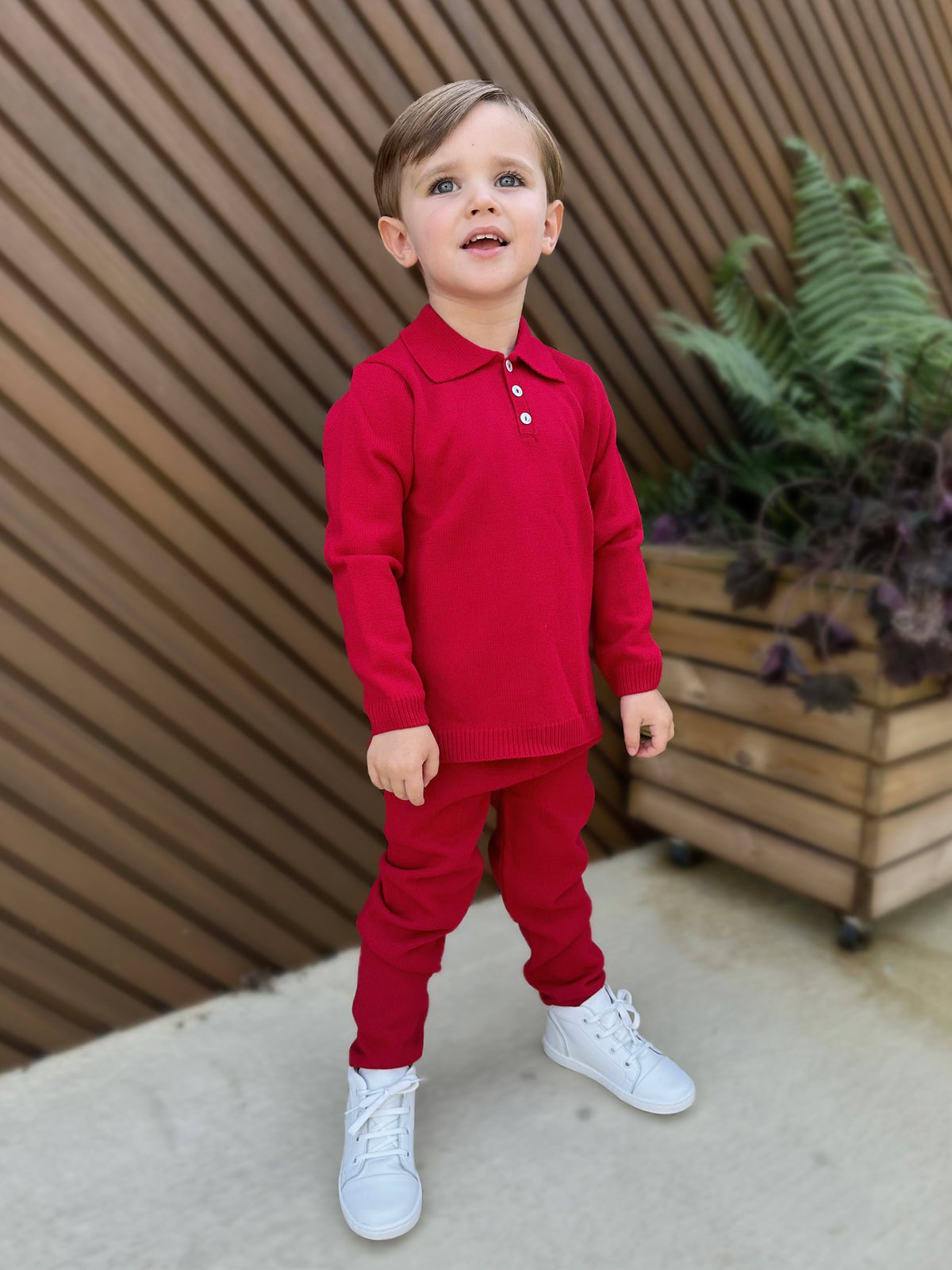 Red Polo Tracksuit