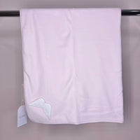 Pink Velour Angel Wing Blanket