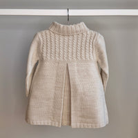 Beige Knitted Coat