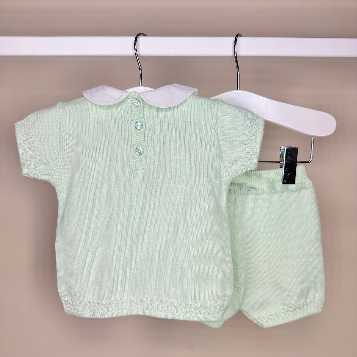 Mint Classic Peter Pan Shorts Set