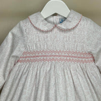 Pink Smocked Dress