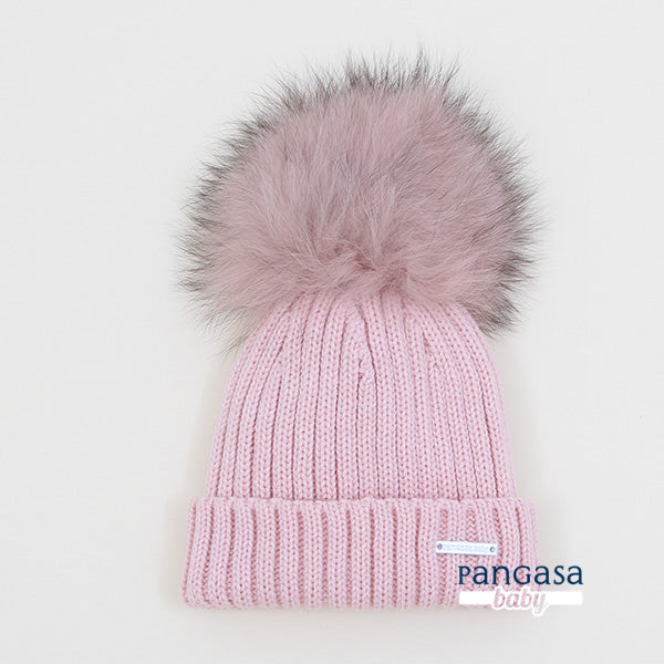 Pangasa Powder Pink Ribbed Hat