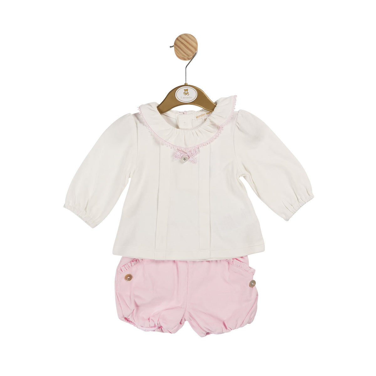 Pink Corduroy Pant Set