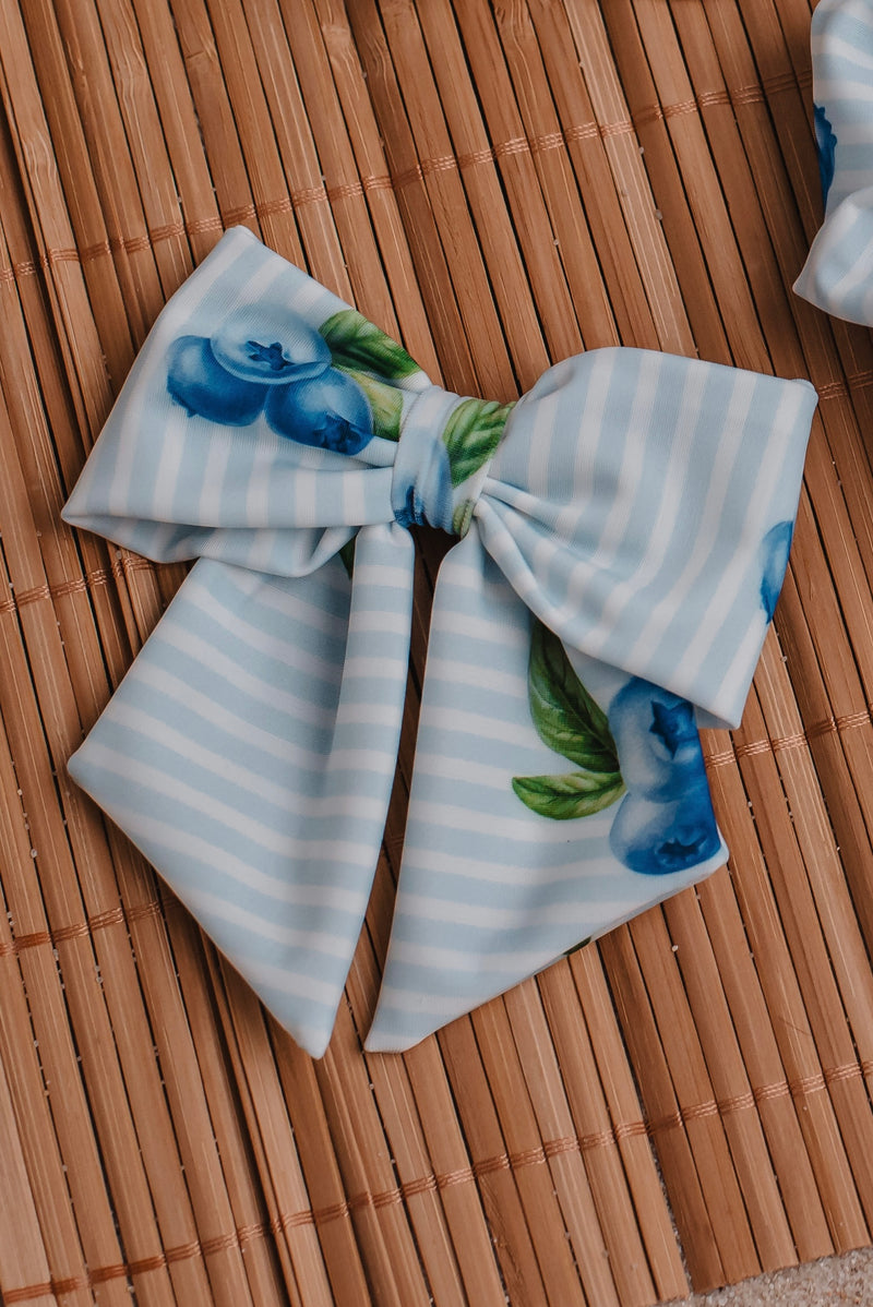 Blueberries Hair Bow