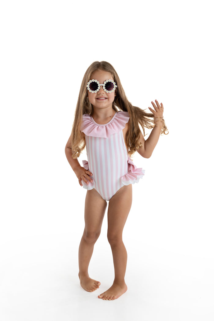 Pink Stripes Salerno Swimsuit