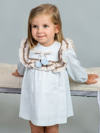 Baby Blue Gingham Dress