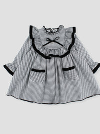 Black Gingham Dress