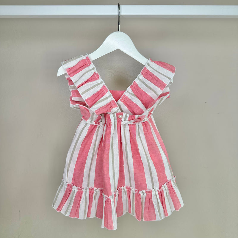 Hot Pink Stripe Dress