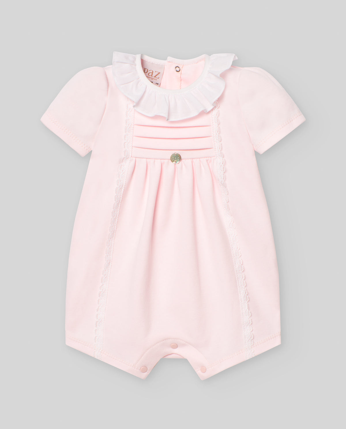 Pink Jersey Shortie Romper