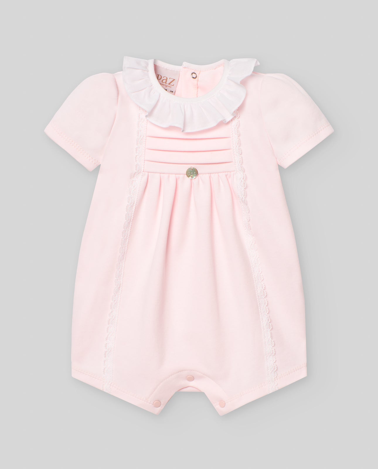 Pink Jersey Shortie Romper