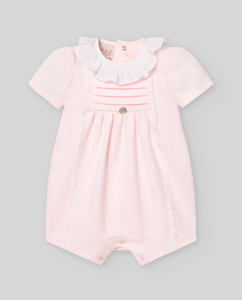 Pink Jersey Shortie Romper