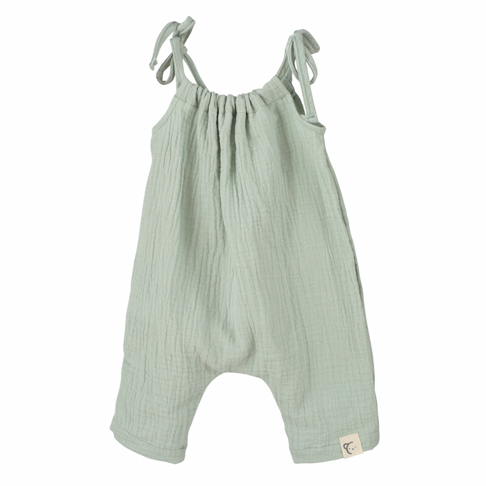 Mint Green Cheesecloth Jumpsuit