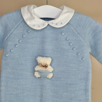 Blue Teddy Bear Romper