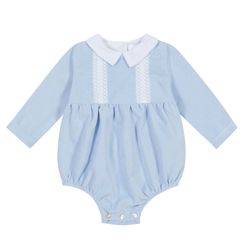 Blue Corduroy Romper