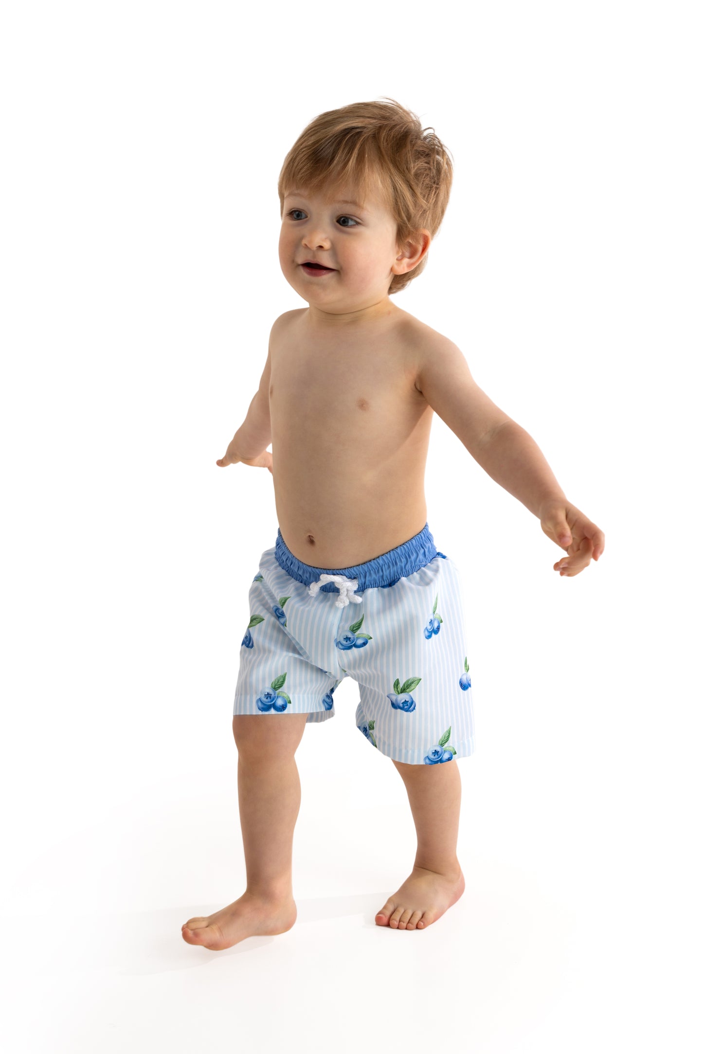 Blueberries Boys Swim Trunks