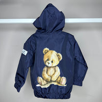 Navy Teddy Windbreaker Jacket