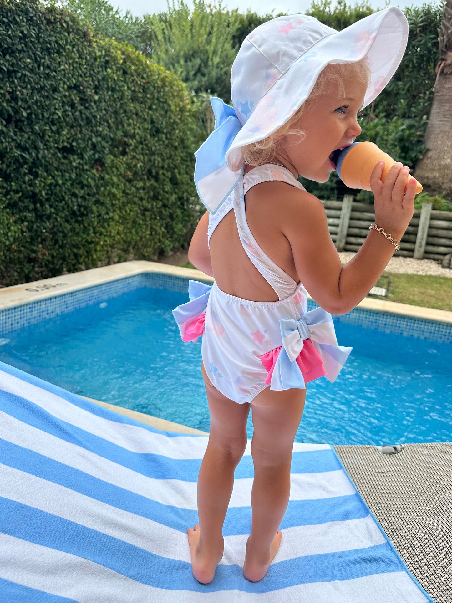 'Cotton Candy Dreams' Frilled Swimsuit