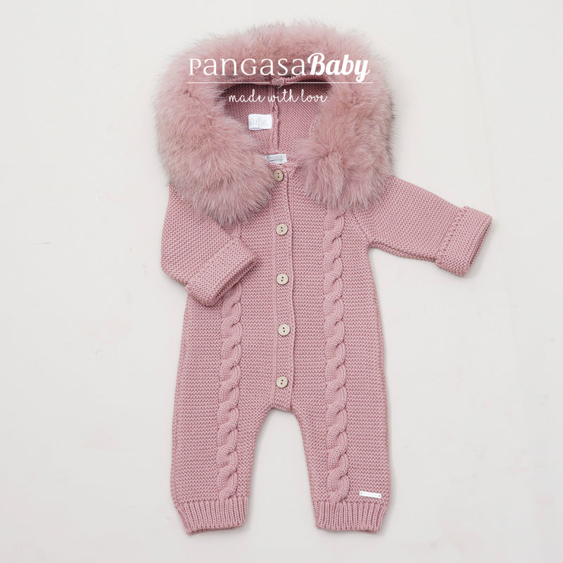 Pangasa Rose Pink Cable Pramsuit