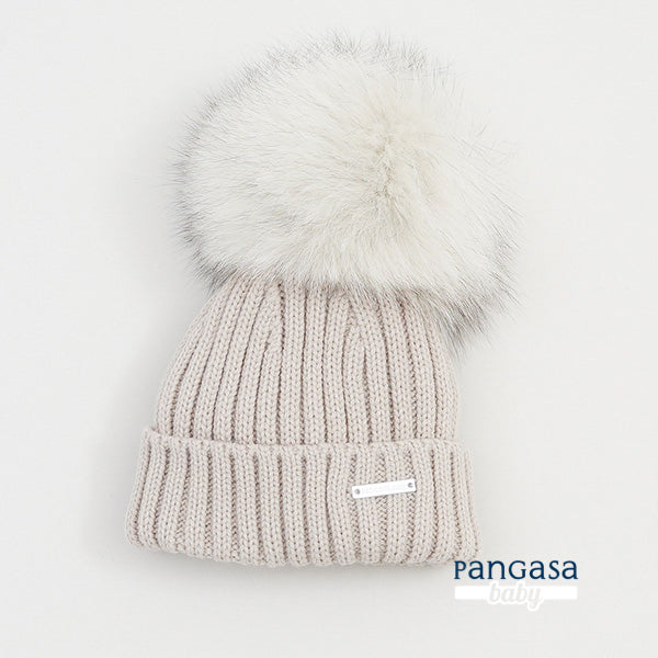 Pangasa Camel Ribbed Hat