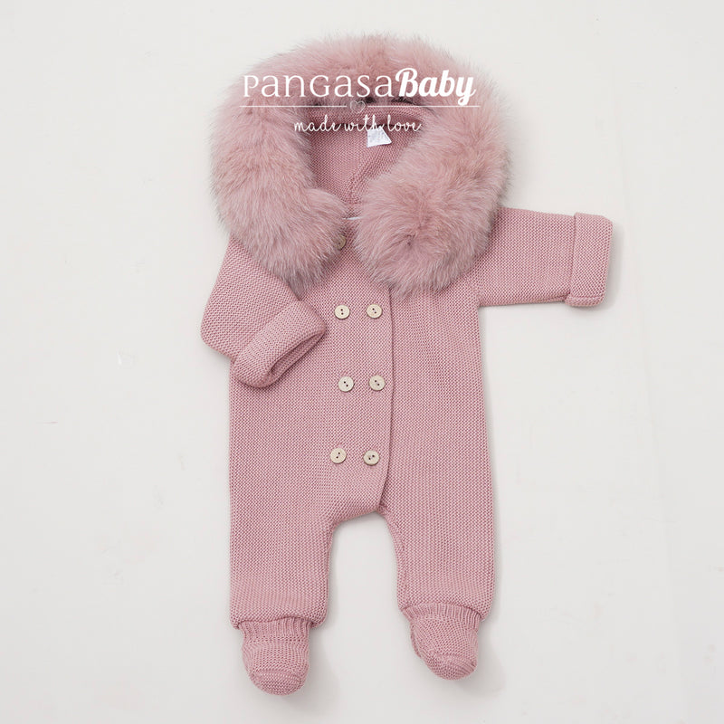 Pangasa Rose Pink Classic Pramsuit