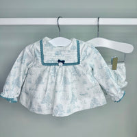 Blue Toile De Jouy Pant Set