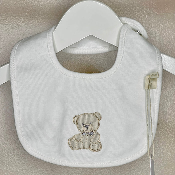 Ivory Teddy Bib