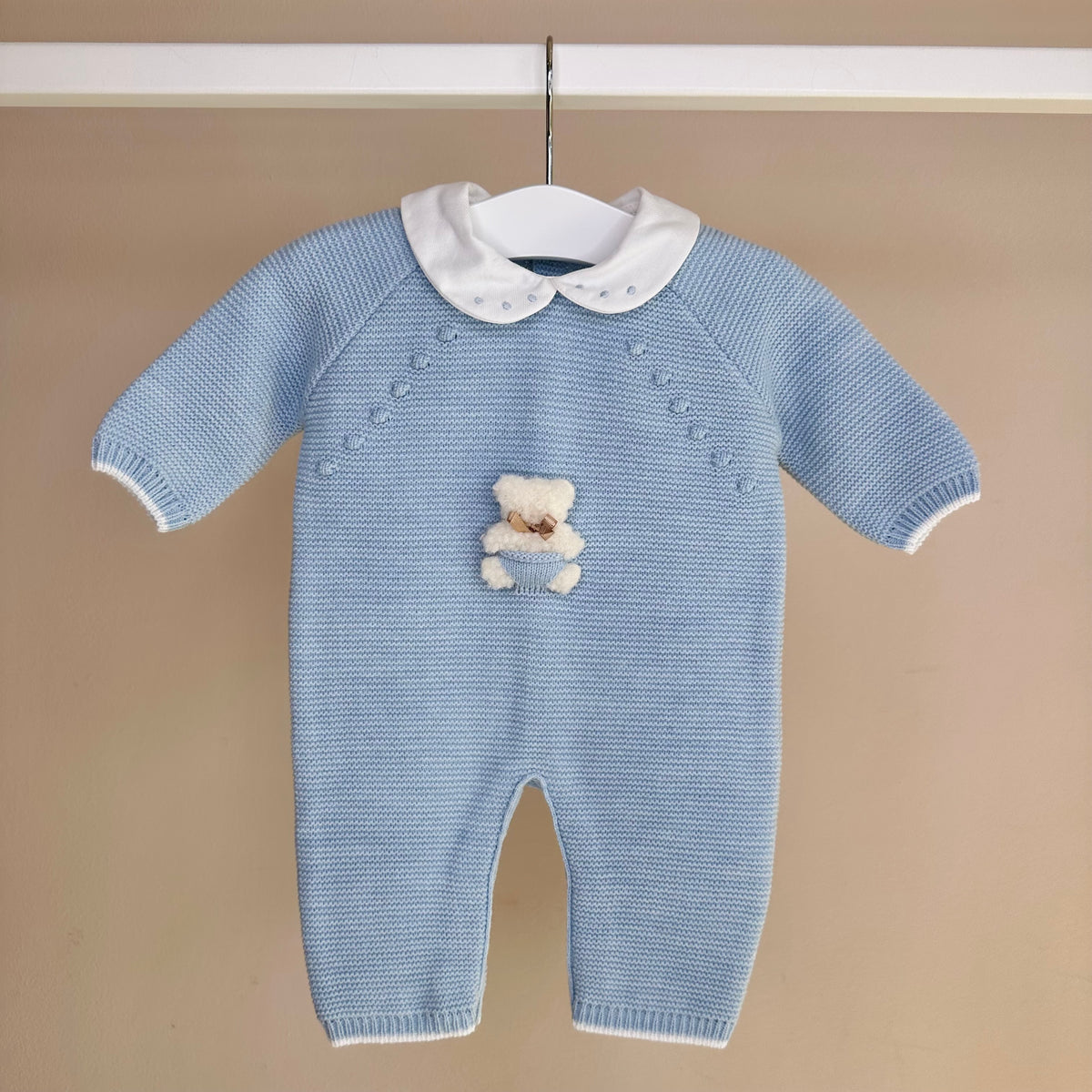 Blue Teddy Bear Romper