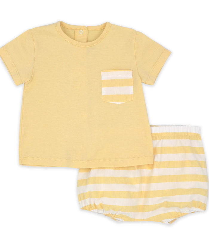 Lemon Stripe Pant Set