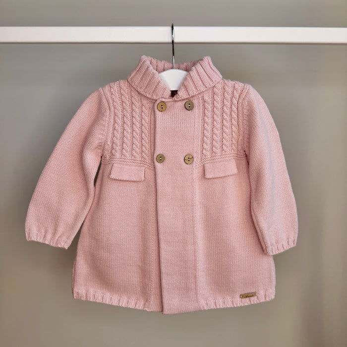 Pink Knitted Coat
