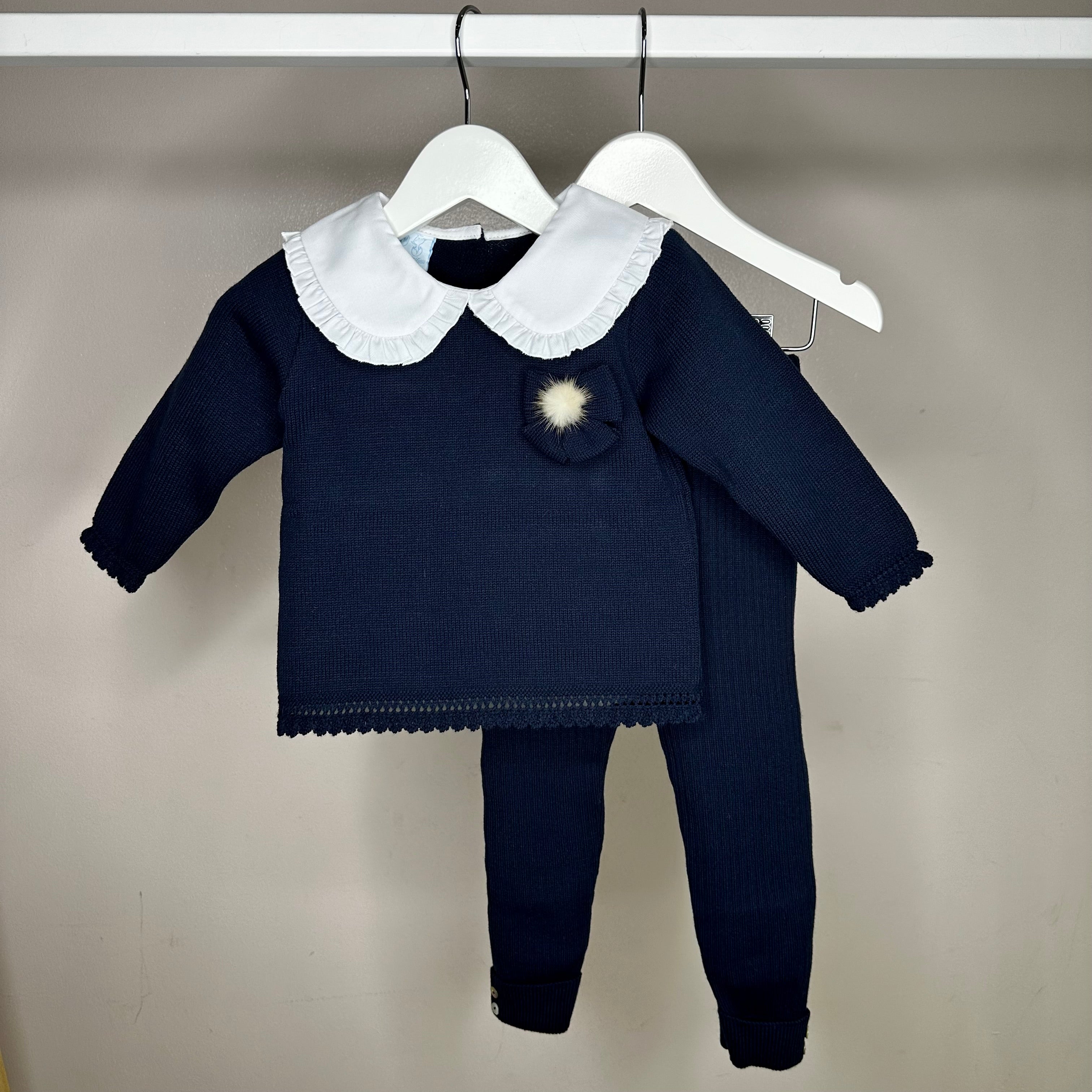 Baby girl knitted tracksuit online