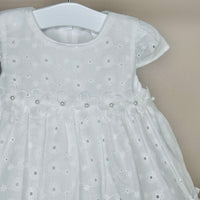 White Broderie Anglais Dress