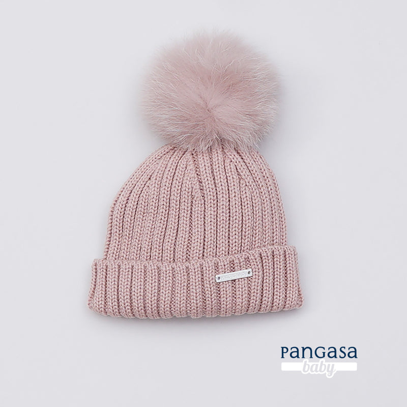 Pangasa Vintage Pink Ribbed Hat