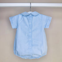 Blue Cotton Romper