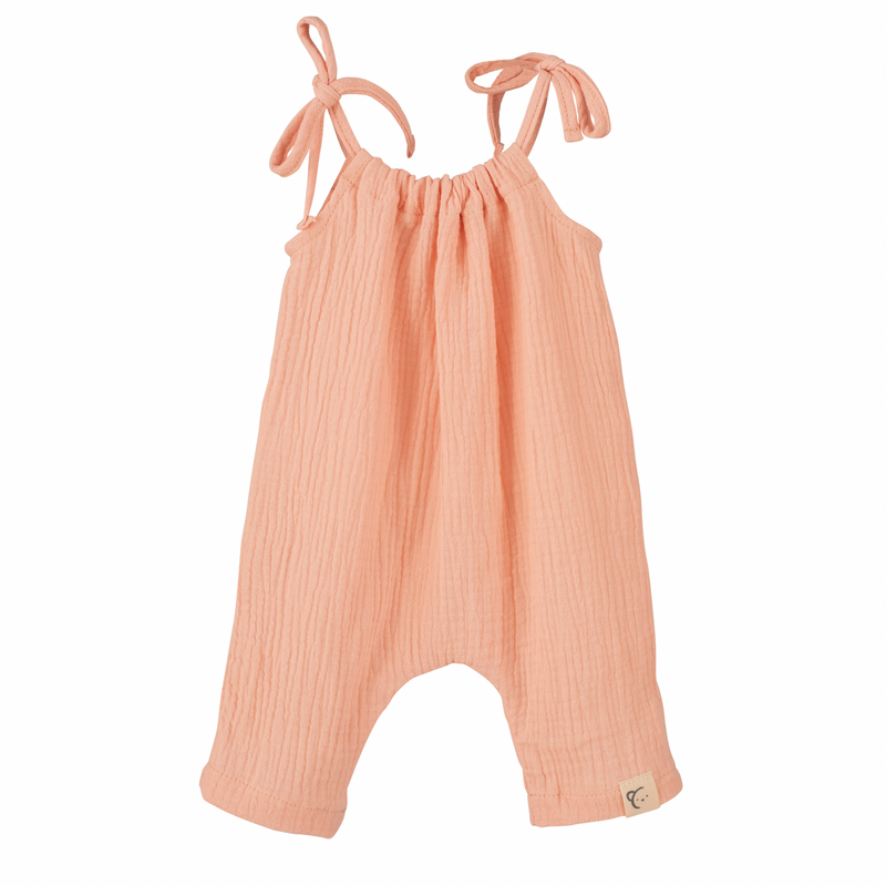 Pink Cheesecloth Jumpsuit