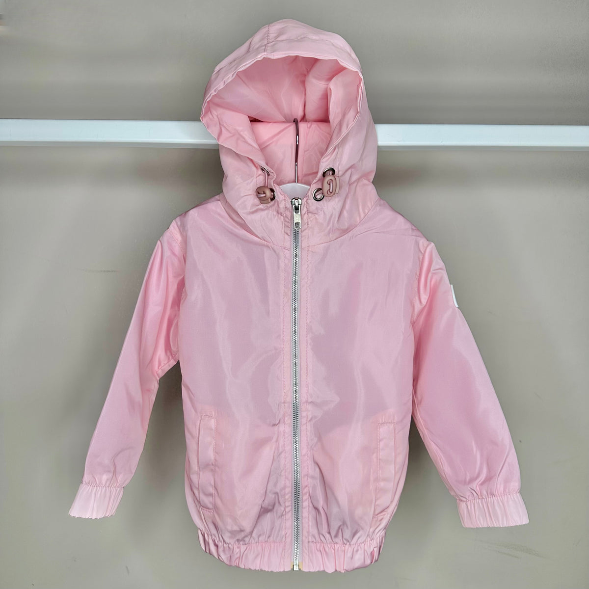 Pink Teddy Windbreaker Jacket