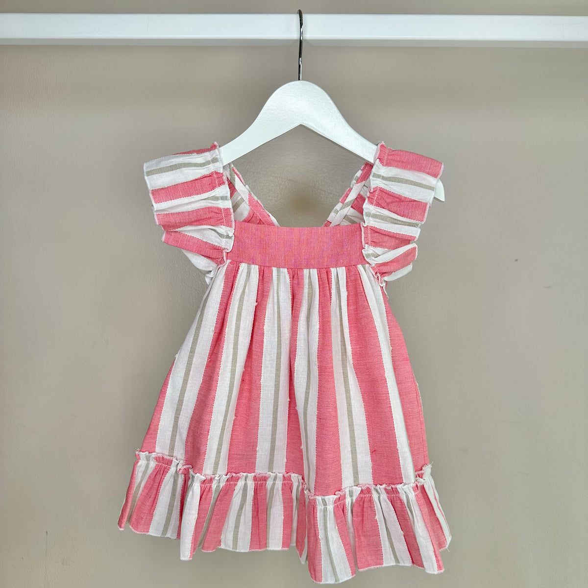 Hot Pink Stripe Dress