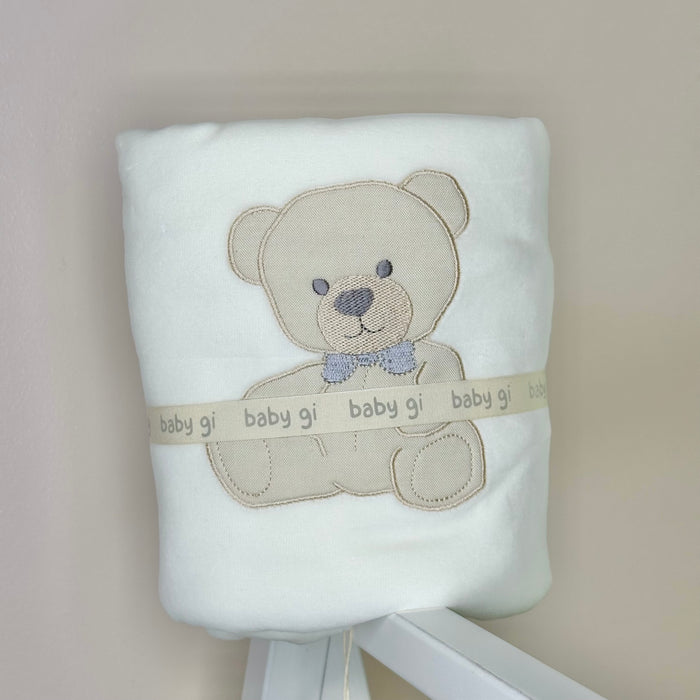 Ivory Teddy Velour Blanket