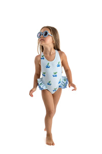 Blueberries Capri Swimsuit