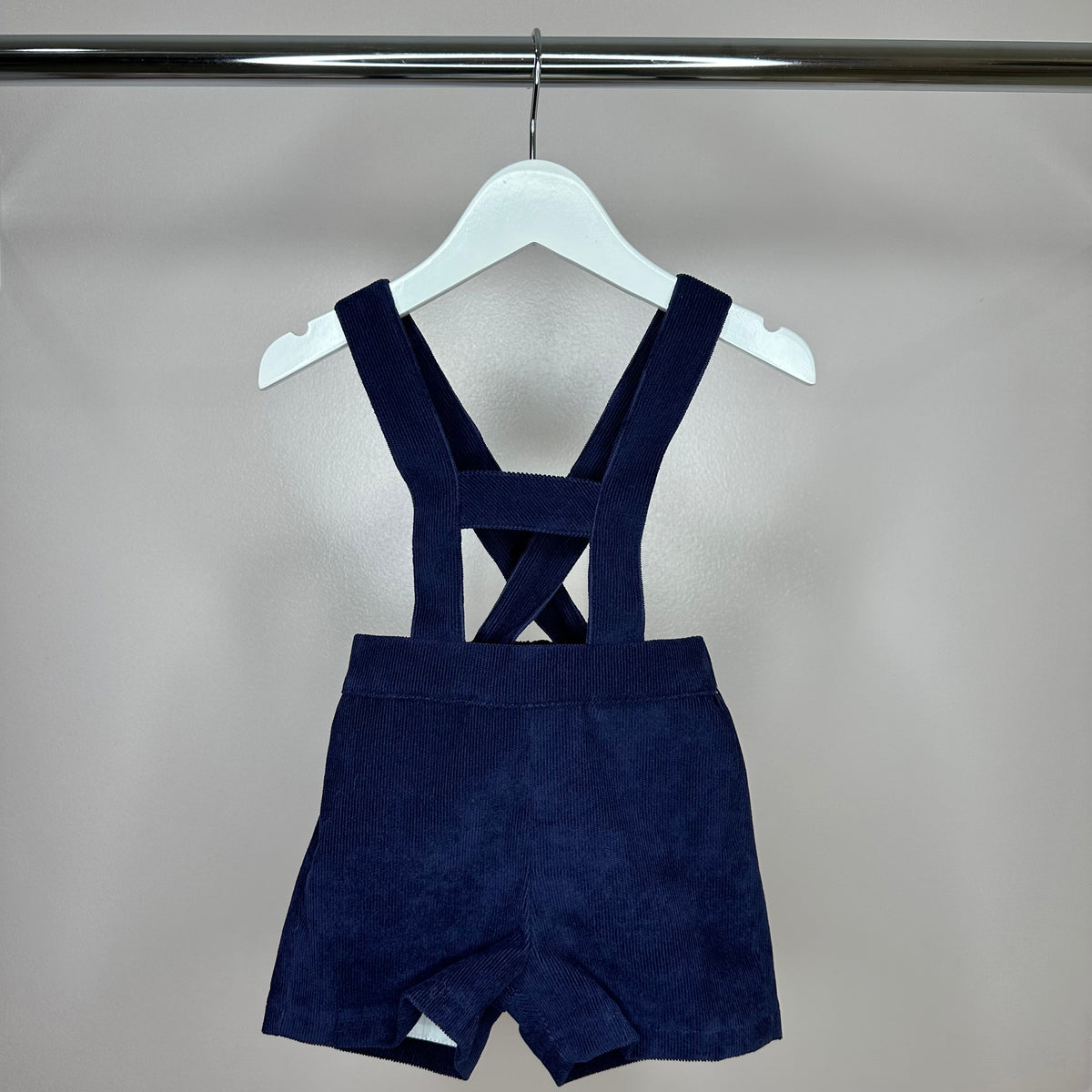Dungaree Shorts Biscuit