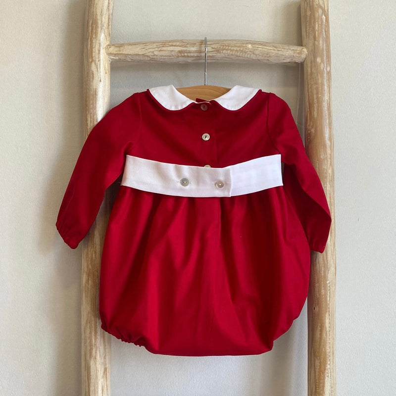 Exclusive Red Christmas Boys Romper