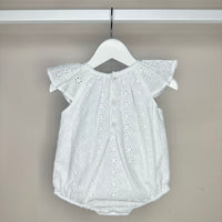 White Broderie Anglais Romper