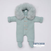 Pangasa Soft Green Classic Pramsuit