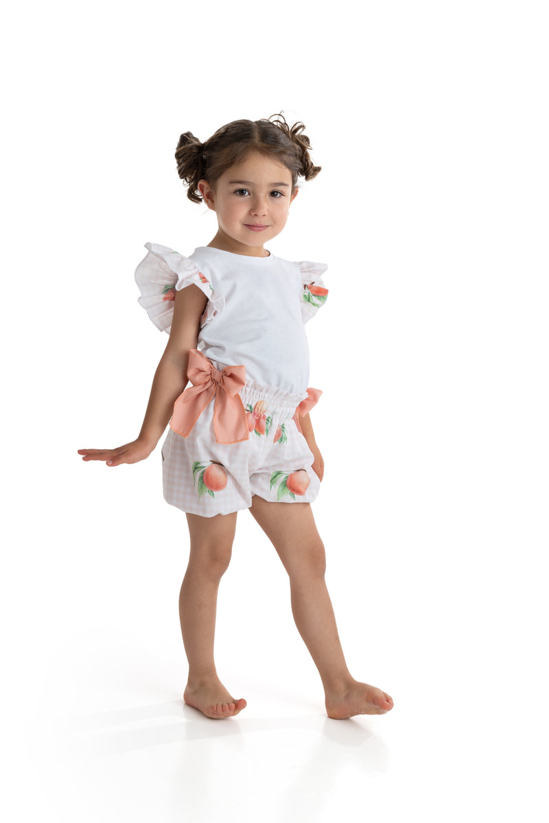 Peaches Girls Shorts Set