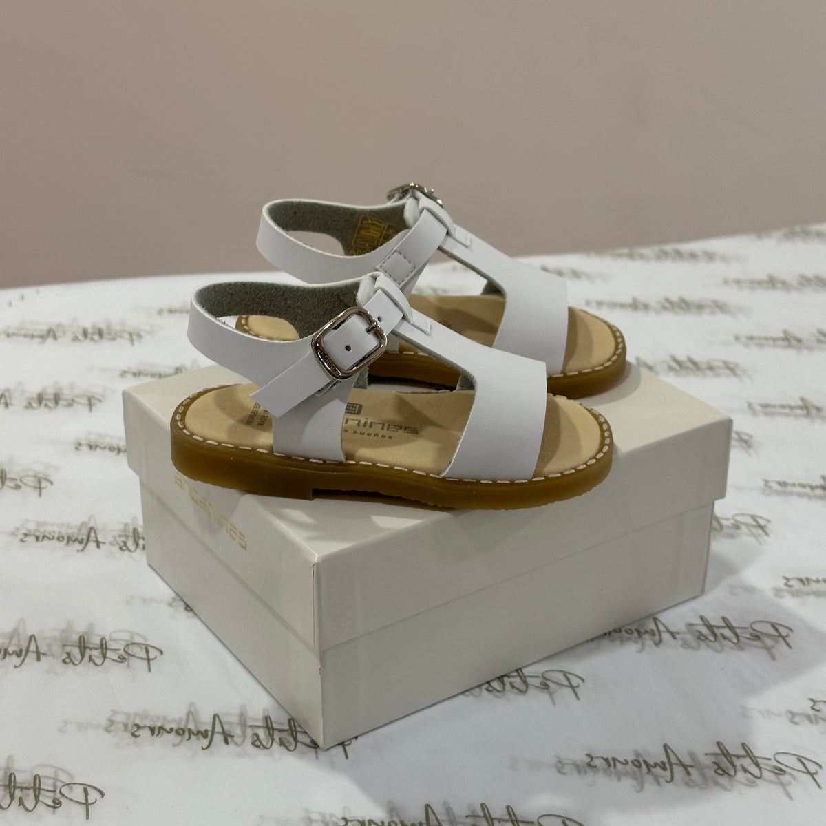 White Open Toe Sandals