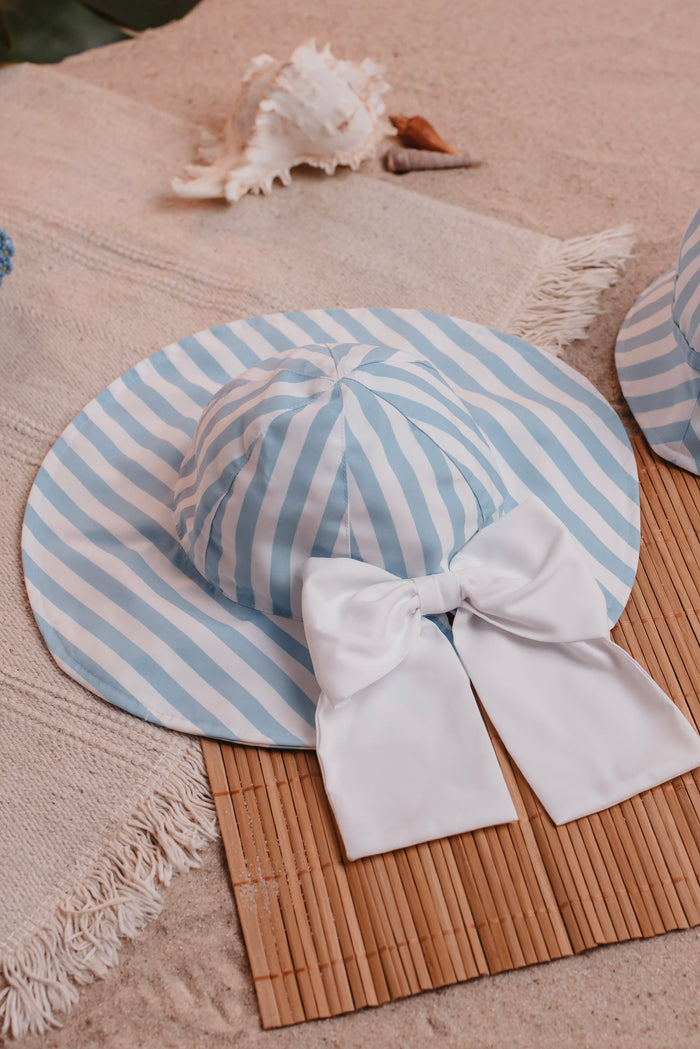 Blue Stripes Girls Hat