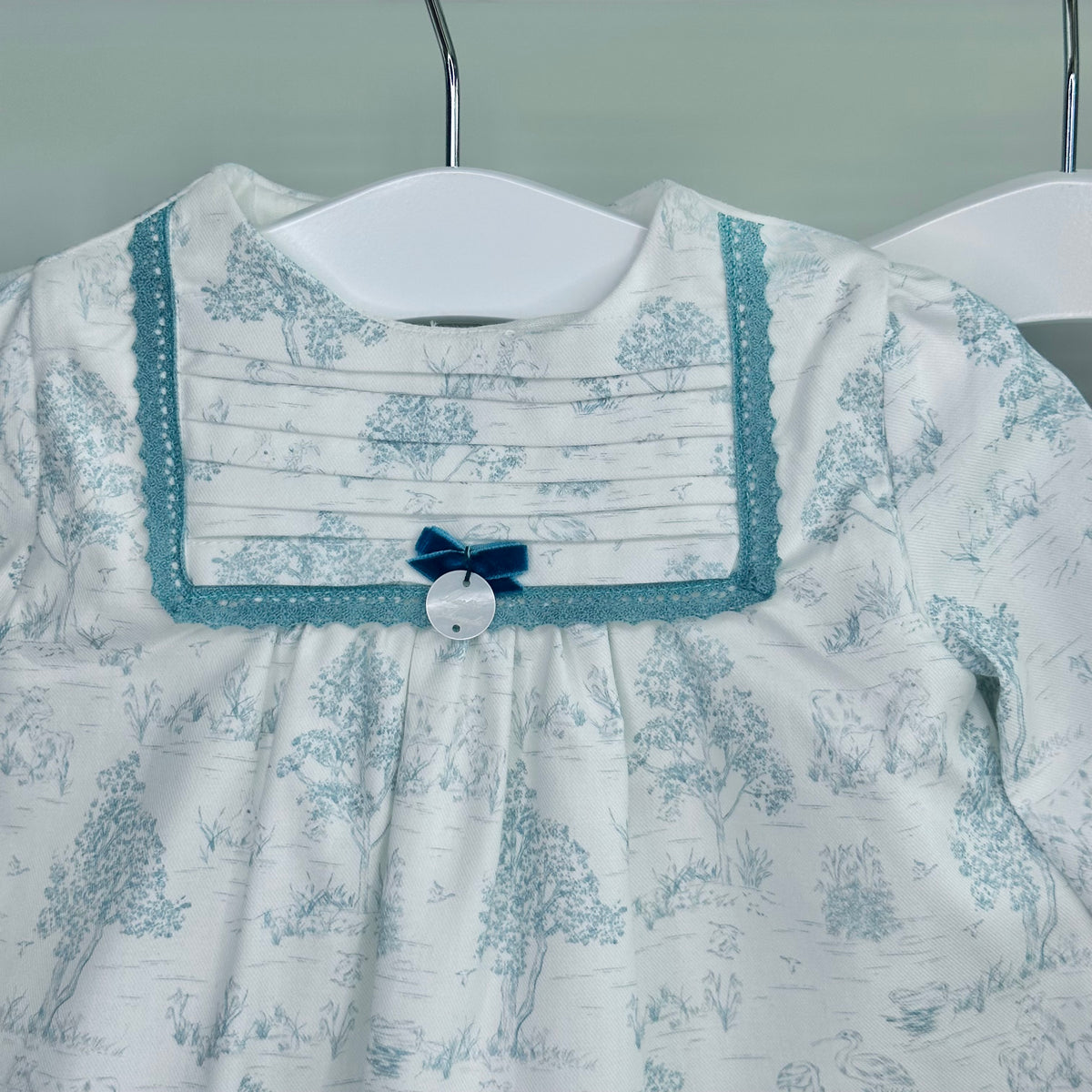 Blue Toile De Jouy Pant Set